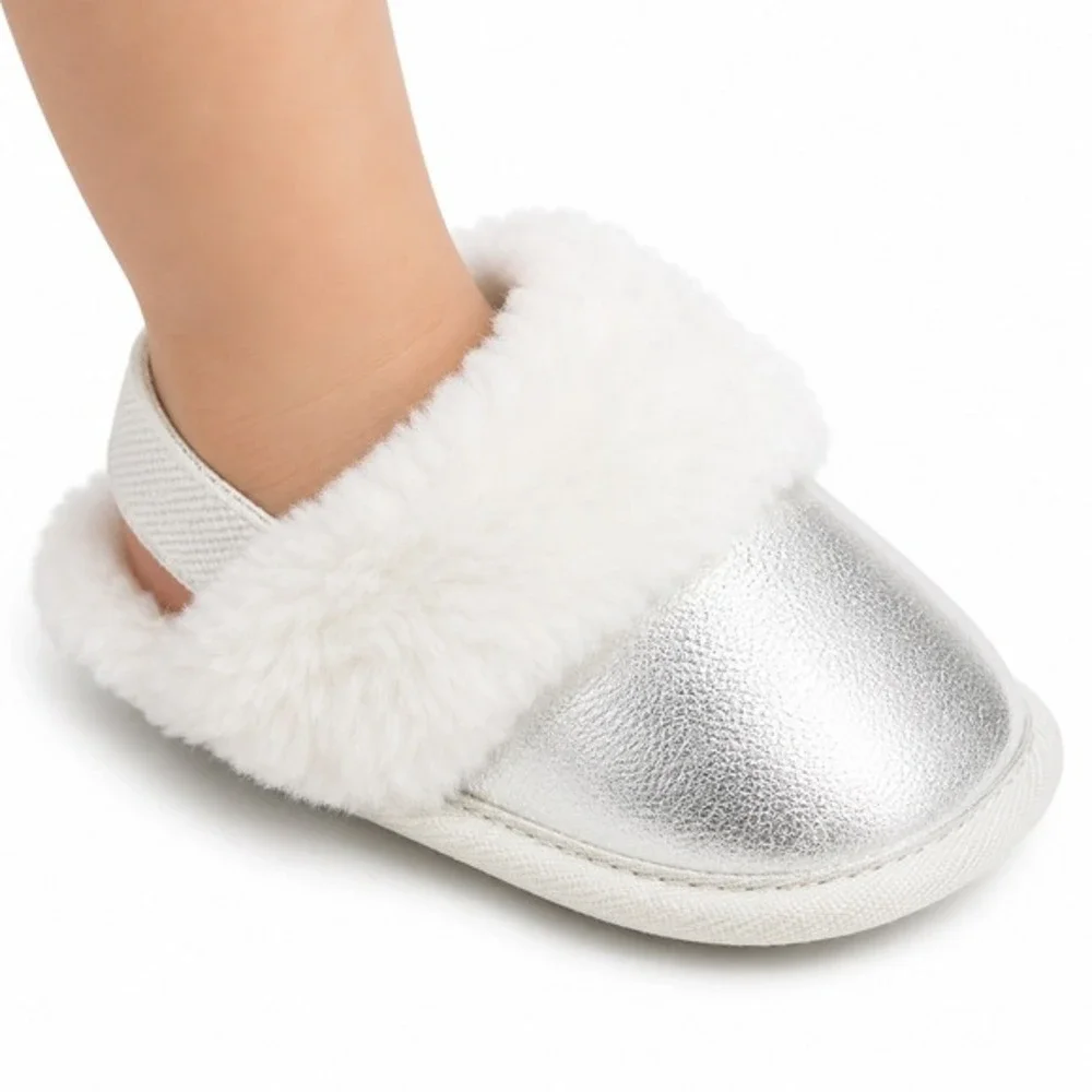 Toddler‎ Girls' Lila Slippers by Cat & Jack Silver Size 9/10
